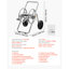 74cm H x 53cm W Utility Cart
