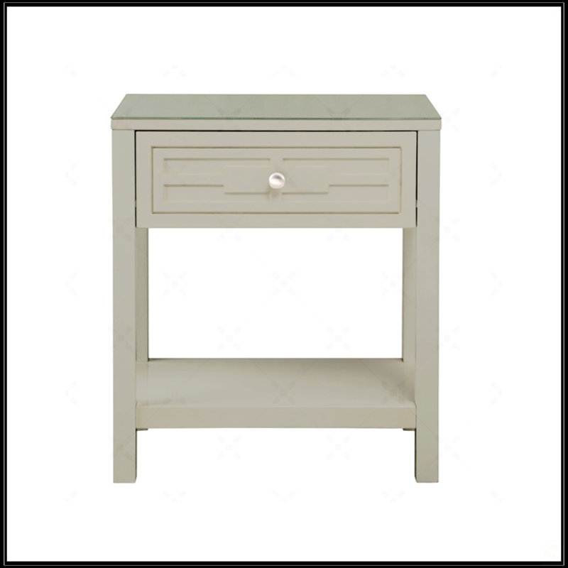 Table de chevet Dylan Taupe, Taupe