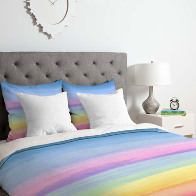 Joy Laforme Striped Duvet Cover