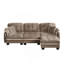 Canapé en L Chenille avec repose-pieds mobile et coussins capitonnés-68985308-68985311