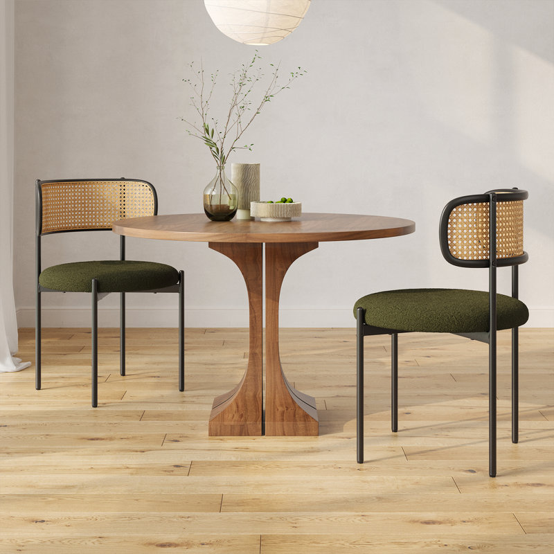 Chaise d'appoint en tissu Amett, Vert