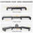 Dual Monitor Stand Riser Office Desktop Organizer Stand For 2 Monitors, Adjustable Length And Angle 3 Shelf, Extra Long Multifunctional Stand Up To 48.2"