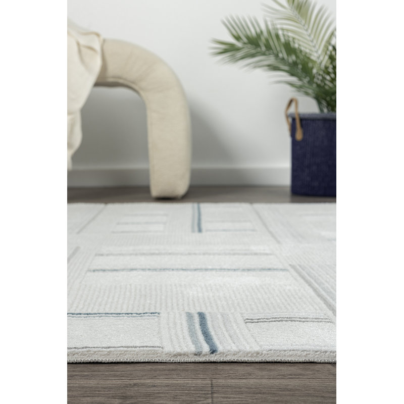 Saory Machine Made 78.74cm X 114.17cm Indoor / Outdoor Area Rug
