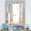 Miroir mural traditionnel porte pierre-40101475