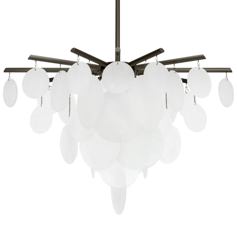 Nimbus 8 - Light Chandelier, Dark Bronze
