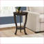Table basse traditionnelle à 2 niveaux avec placage en noyer foncé - peu encombrante pour le salon / la chambre à coucher, facile à assembler