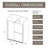 Glass Shower Door, 30 - 60 In.W X 72 In.H Shower Sliding Door Walk-In Shower Screen Dual Usage,1/4 Inch Thick Glass Panel With Stainless Steel Handle, Supporting Bar