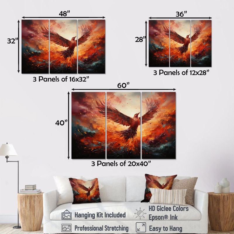 Art mural, "Résurgence renaissance renaissance I", H 28 po x l 36 po