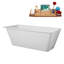 Baignoire autoportante 59 "avec drain interne Streamline-101697993