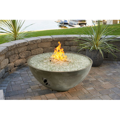 Cove Round Concrete Smokeless Fire Pit Table