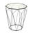 Tori Glass Top End Table