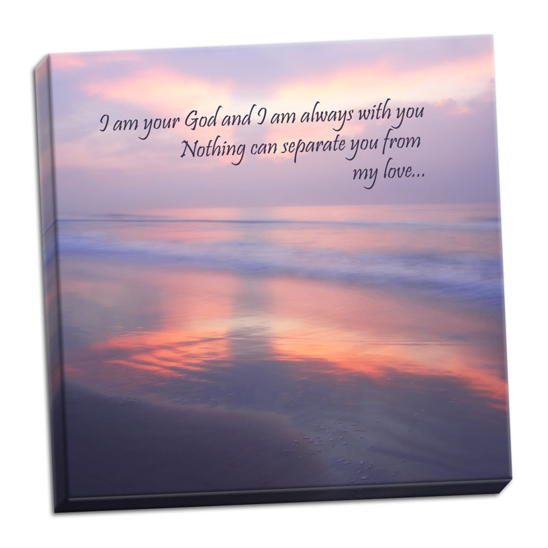 « gods love », impression, H 24 po x l 24 po x P 0,75 po, Toile tendue