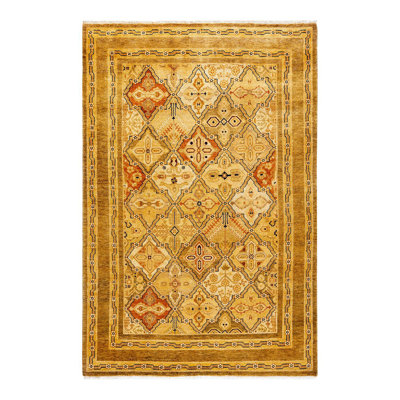 Ottoman One-of-a-Kind 4' 3" x 6' 2" Hand Knotted Area Rug