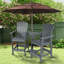 Chaise haute Adirondack avec table Cezalinda-1559659535