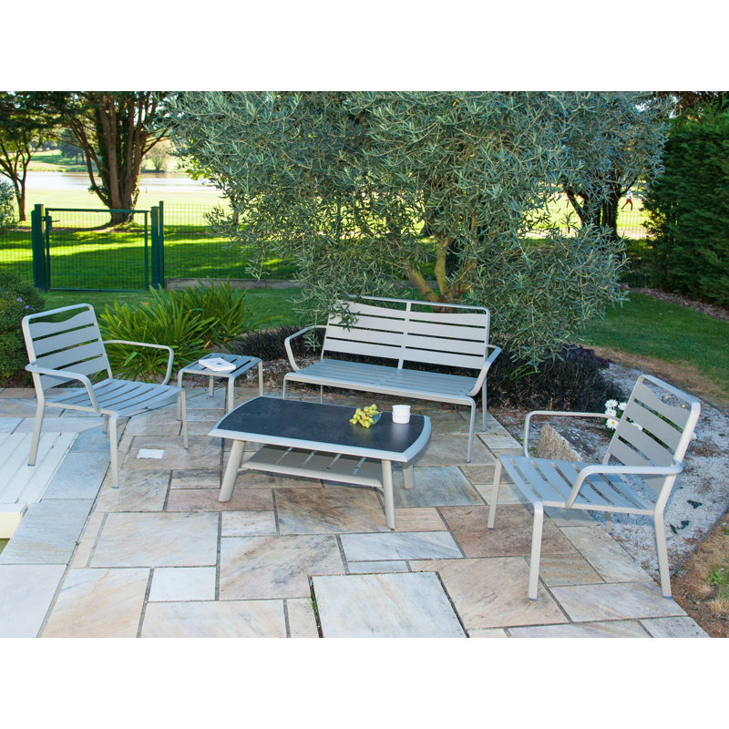 Sola Metal Outdoor Ottoman