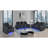 Duran Black Power Reclining Loveseat With Power Headrest, LED And Bluetooth Speaker-1765601454