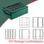 Boîte de rangement Tiny Tim Totes, vert-1814344613