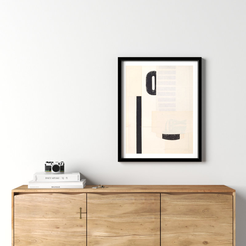 Lise " Hidden Keys " by Sarah Short, 30" H x 24" W x 1.25" D, Black Framed
