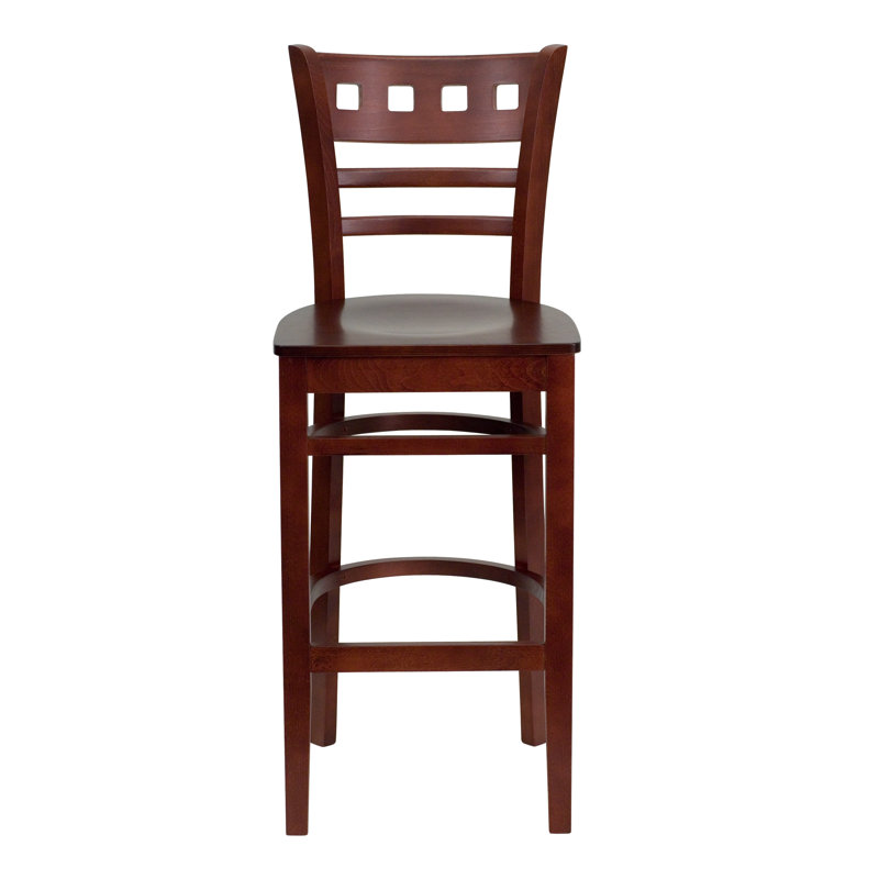 tabouret de bar en bois acajou american Chafin, Bois d'acajou, Ensemble de 8