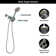 Double Rain Shower Set with 8-Functions