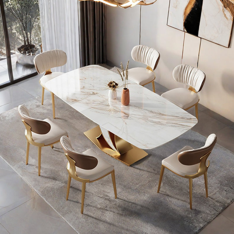 Ensemble de salle à manger rectangulaire Kaliyanna, H 29,5 po x L 70,9 po x l 35,4 po