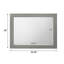 Commode miroir gris ultrabrillant