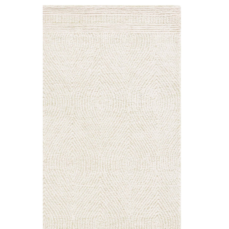 Katracy Abstract Hand Tufted Wool Geometric Rug