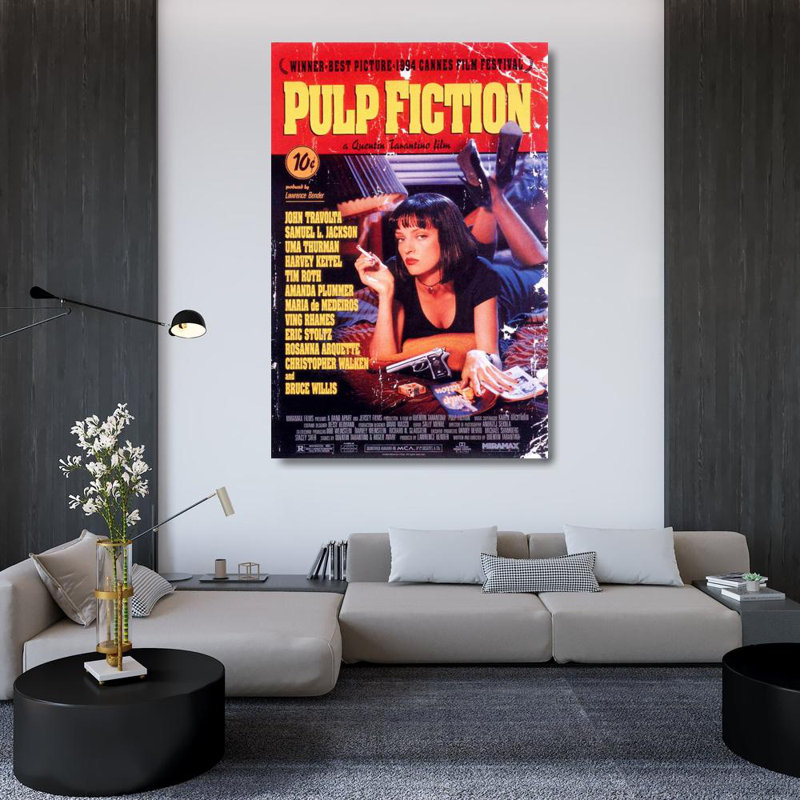 Pulp Fiction, 48" H x 32" W