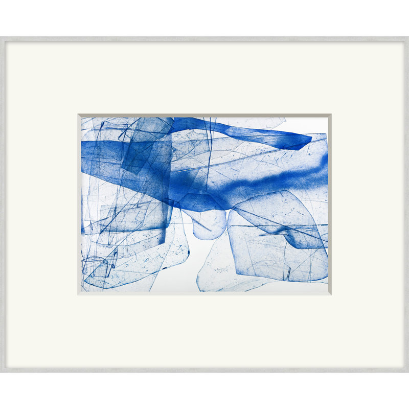Gravures translucides 4 - Peinture sur papier encadrée