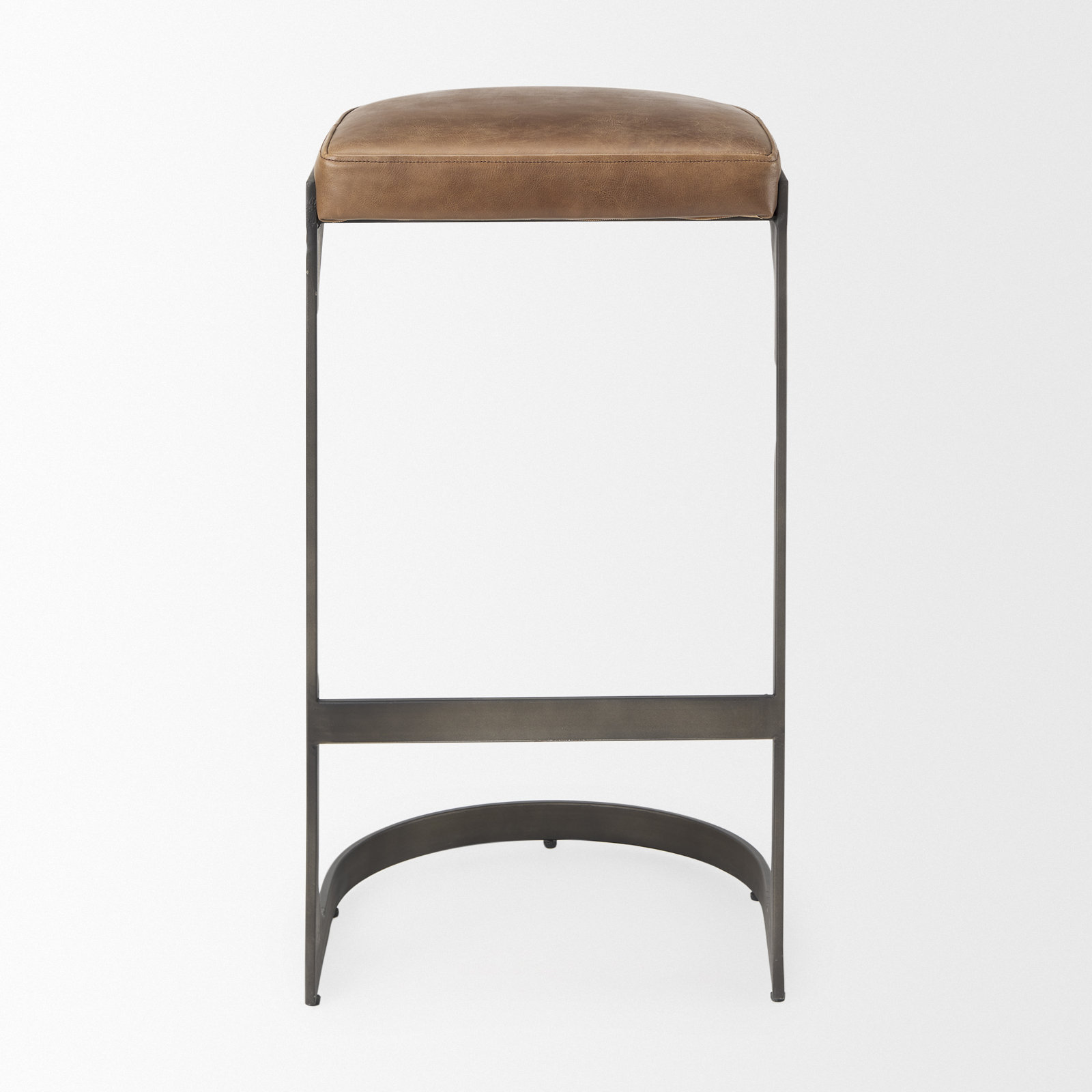 Bellesa Counter & Bar Stool, Medium Brown, Bar Stool (31.5” Seat Height)