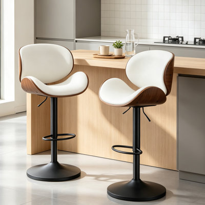 Modern Adjustable Swivel Barstools