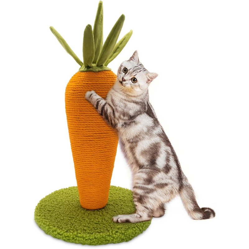  carrot cat scratching post