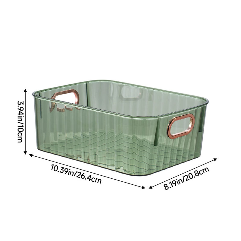 Plastic Makeup Organiser, Green