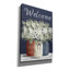  «Welcome Red, White & Blue Jar Trio» par Cindy Jacobs, art mural sur toile, 18 po x 26 po