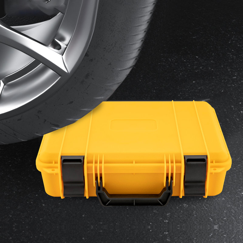Boîte de montre de protection à 12 compartiments, Jaune