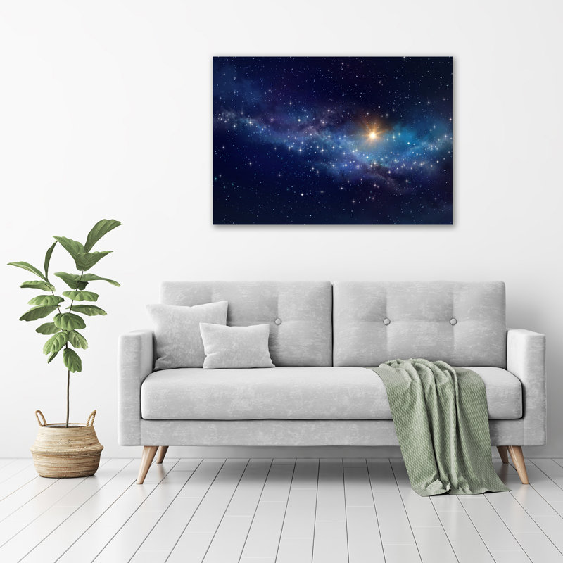 Galaxy - No Frame Print on Glass