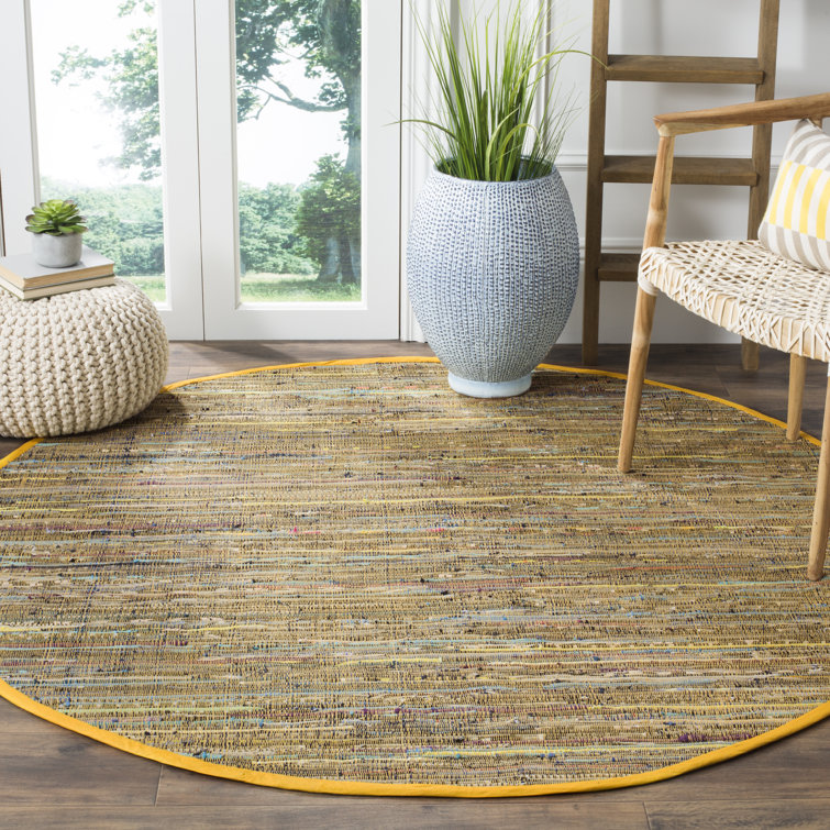 Desilva Rug Hand Woven Cotton Striped Rug