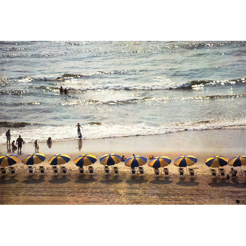 Journée à la plage, H 8 po x l 8 po x P 1,25 po