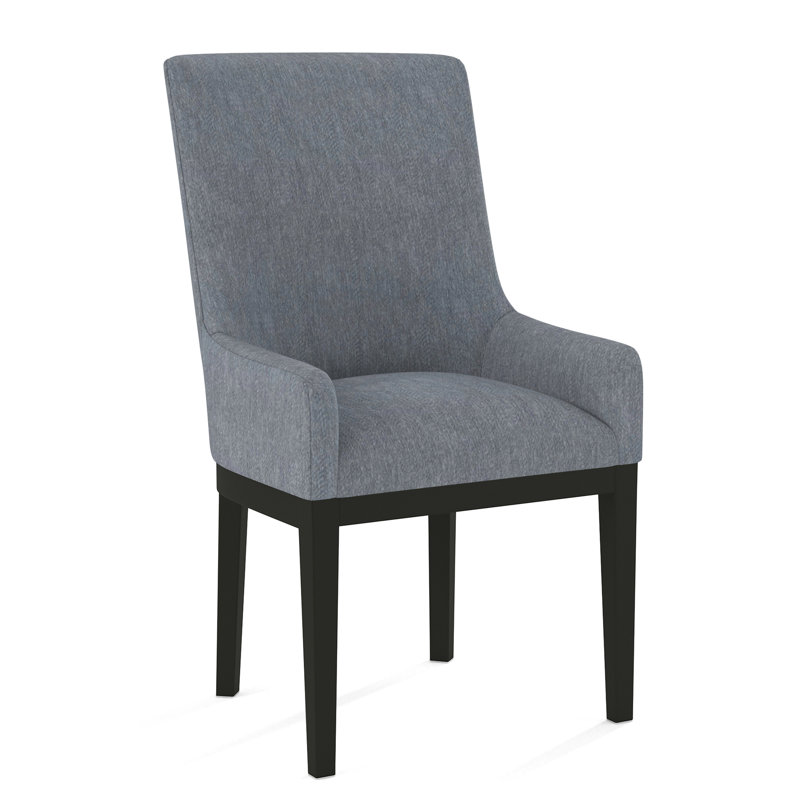 Upholstered Arm Chair, Black, 61703-88