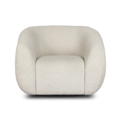 Channing Boucle Swivel Armchair
