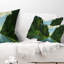 Coussin droit, cypress arbres - paysage imprimé