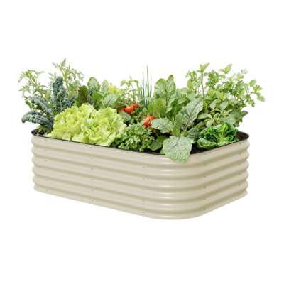 17” Tall 6 In 1 Modular Metal Outdoor Raised Garden Bed