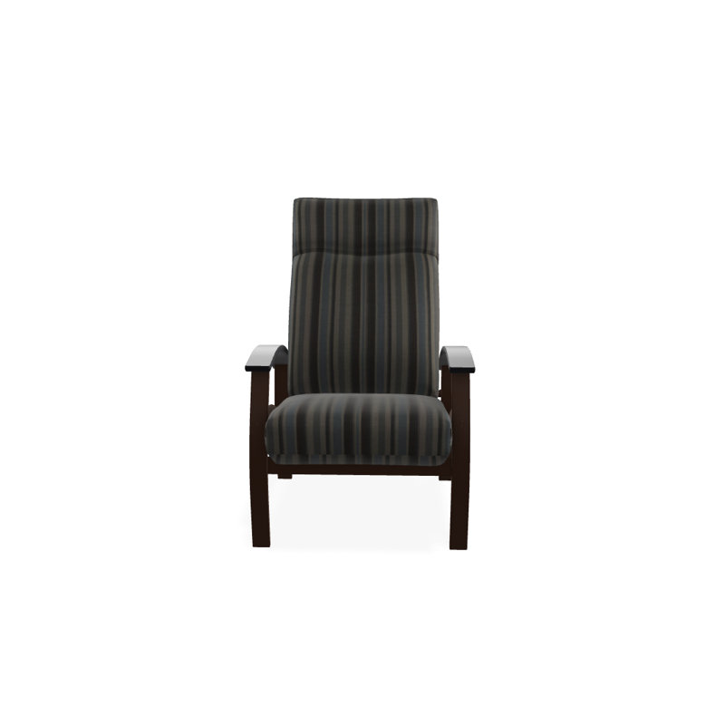 Chaise de patio inclinable avec coussins Askar, Aperçu de nuage, Noir P70, Kona texturé
