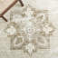 Tapis oriental sauge / ivoire Delvecchio-527725430