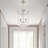 2 - Light Brushed Nickel Lantern Pendant