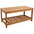 Fricke Rectangular Meranti Wood Outdoor Coffee Table