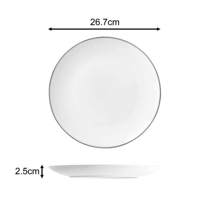 12pc Platinum Dinner Set