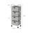 Maddyel 4 Drawer Rolling Storage Chest