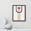 Minimalist Mid Century Orange Navy III by Urban Epiphany-87919813-87919812