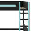 Lit superposé en bois avec bureau-242762952-242131817